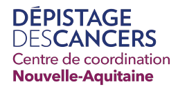 Logo Dépistage des Cancers, centre de coordination Nouvelle-Aquitaine
